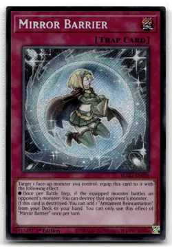 Mirror Barrier BLGG-EN028 1st Edition Secret Rare Yu-Gi-Oh TCG NM - Image 1