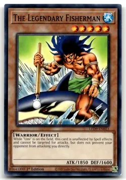 The Legendary Fisherman LED9-EN023 1st Edition Common Yu-Gi-Oh TCG LP - Image 1
