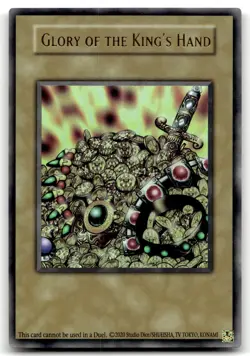 Glory of the King's Hand N/A Unlimited Ultra Rare Yu-Gi-Oh TCG MP - Image 1