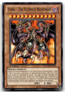 Yubel - The Ultimate Nightmare RYMP-EN072 1st Edition Rare Yu-Gi-Oh TCG MP - Image 1
