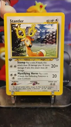 STANTLER Neo Genesis Set POKEMON Non-Holo 1st Editon 2000 Trading Card 76/111 - Image 1