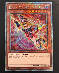 Yugioh Dark Magician Girl (C) - RA03-EN123 - Platinum Secret Rare - NM - Image 1