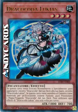 DRACOCODA LUKIAS • (Dracotail Lukias) • Ultra R • JUSH IT001 • 1Ed • Yugioh! - Image 1