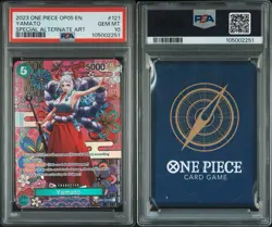 2023 One Piece OP05 ENG #121 Yamato Special Alternate Art PSA 10 GEM MINT - Image 3