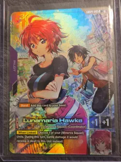 Lunamaria Hawke Gundam Card Game Uncommon+ Altart Unplayed - Image 1