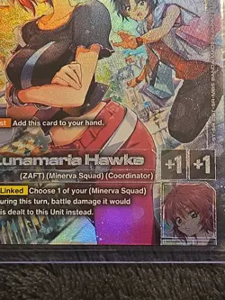 Lunamaria Hawke Gundam Card Game Uncommon+ Altart Unplayed - Image 3