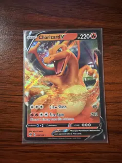 Pokemon Charizard V Darkness Ablaze Holo Ultra Rare Card NM 019/189 - Image 1