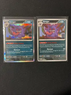 Pokemon TCG Gengar 050/088 Perfect Order (2) Card Lot Reverse Holo and Holo - Image 1