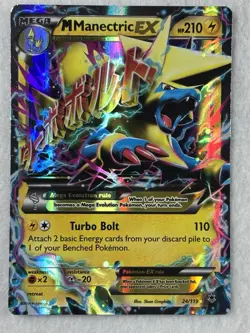Pokemon EX Card Lot M Manectric EX Full Art Manectric EX XY Phantom Forces 3 - Image 3