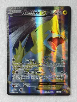 Pokemon EX Card Lot M Manectric EX Full Art Manectric EX XY Phantom Forces 3 - Image 4