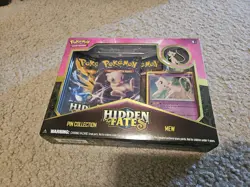 Pokemon Cards - SEALED Hidden Fates Pin Collection - Mew New In Packaging 820650804779 - Image 1