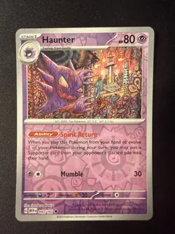 Haunter 093/165 Reverse Holo SV 151- Pokemon Card - Image 1