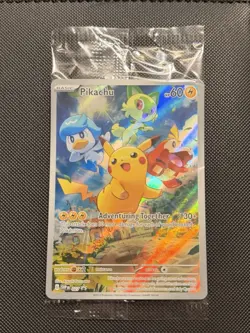 Pikachu 027 Sv: Scarlet & Violet Promo Cards Holo SEALED - Image 1