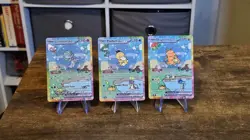 Pokemon 3 FAN ART Cards Bubble Psyduck, Gardevoir, Dragonite - Image 1