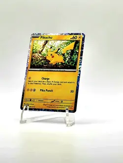 Pikachu New 2024 McDonalds Happy Meal Holo Pokemon Dragon Discovery Card 002/015 - Image 4