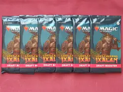 Magic The Gathering 6x THE LOST CAVERNS OF IXALAN New DRAFT Booster Pack Lot MTG - Image 1
