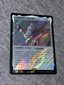 MTG Conformer Shuriken (Surge Foil) Commander: Final Fantasy 0098 FF7 Yuffie NM - Image 1