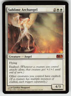 Sublime Archangel 36 Mythic Magic 2013 (M13) Magic: The Gathering Near Mint - Image 1