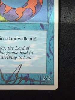 Magic the Gathering Lord of Atlantis Autograph Memorabilia/Rare See Pictures - Image 4