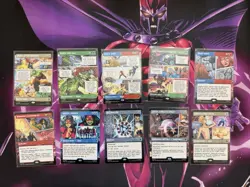 MTG Marvel Super Heroes Showcase Comic Panel LOT of 10 ALL NON-FOIL - Image 1
