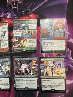 MTG Marvel Super Heroes Showcase Comic Panel LOT of 10 ALL NON-FOIL - Image 4