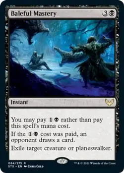 MTG [STX-64 NM] Baleful Mastery - Image 1