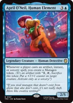 MTG [TMC-107 NM] April O'Neil, Human Element - Image 1