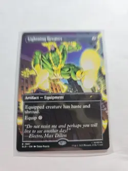 MTG Lightning Greaves (1987) *Non-Foil* Secret Lair: Spider-Man MT/NM Free Ship - Image 1