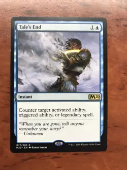 Tale's End MTG Magic the Gathering Card LP Lightly Played Core Set 2020 M20 - Image 1