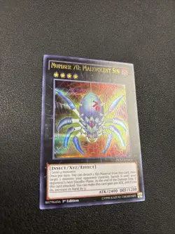 Yu-Gi-Oh! Number 70: Malevolent Sin DUSA-EN014 Ultra Rare 1st Edition A6 - Image 2