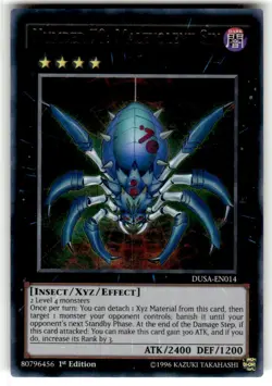 Number 70: Malevolent Sin DUSA-EN014 Duelist Saga Yu-Gi-Oh 1st Edition NM - Image 1