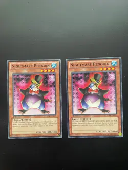 Yugioh Nightmare Penguin SDRE-EN017 1st Edition Common LP/MP X2 - Image 1