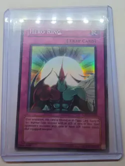 Hero Ring GX1-EN003 Yugioh TCG Unlimited Super Rare LP - Image 3