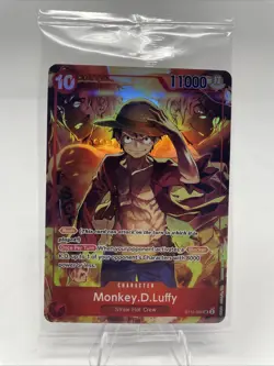 Monkey.D.Luffy (Treasure Booster Set) ST10-006 One Piece Promo Cards SEALED - Image 1
