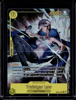 One Piece TCG English Trafalgar Law SEC Alt Art EB03-062 Heroines Edition - NM - Image 1