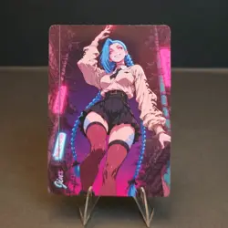 Jinx - Retro Waifus, Custom Anime Waifu Trading Card League of Legends - Image 1