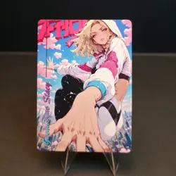 Spider Gwen - Retro Waifus, Custom Anime Waifu Trading Card Spider Man - Image 1