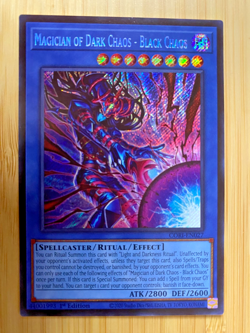 Magician of Dark Chaos - Black Chaos CORI-EN027 Secret Rare Yu-Gi-Oh Card NM - Image 1