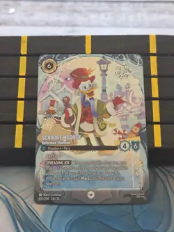 Disney Lorcana TCG Scrooge McDuck Reformed Ebenezer Enchanted 235/204 EN - Image 1