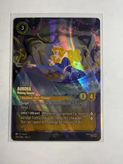 Aurora Waking Beauty 205/204 Enchanted Archazia's Island Disney Lorcana - Image 1