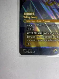 Aurora Waking Beauty 205/204 Enchanted Archazia's Island Disney Lorcana - Image 5