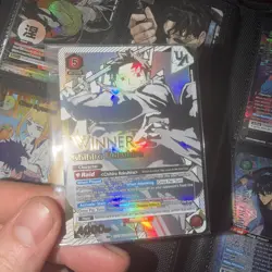 Union Arena KAGURABACHI Chihiro Rokuhira Rare Battle WINNER Promo Rare SEALED - Image 1