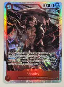 Shanks ST23-002 SR ONE PIECE Tcg Card Game NM RED - Image 1