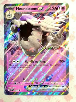 Houndstone ex - Svp 162 - Scarlet & Violet Promo - Ultra Rare Pokemon Card - NM - Image 1