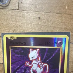 Pokemon Card Mewtwo Evolutions Reverse Holo Rare 51/108 some back corner wear - Image 2