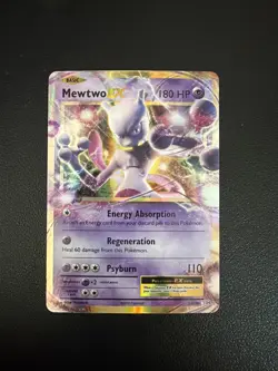 Pokemon Mewtwo EX Holo Ultra Rare TCG Card Evolutions 52/108 NM Condition - Image 1