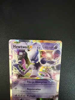 Pokemon Mewtwo EX Holo Ultra Rare TCG Card Evolutions 52/108 NM Condition - Image 3