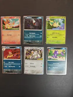 Pokemon TCG 6 Stamped And Holo And Cosmos Cards - Image 1