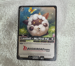Anime Expo AX2026 Palworld TCG Lamball Promo Card English Exclusive Bushiroad - Image 1