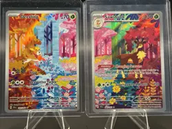 Pokemon TCG Temporal Forces Deerling/Sawsbuck Full Art Holo 2 Card Lot 165/162 - Image 1